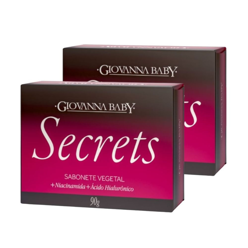Kit 2 Sabonete Giovanna Baby Secrets 90g
