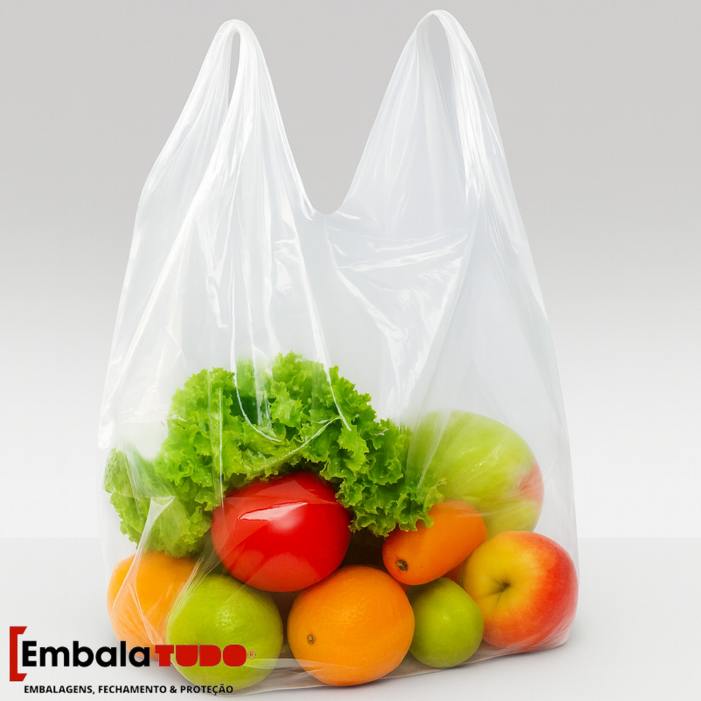 Sacola Plastica Reforçada 1Kg Transparente Vários Tamanhos Mercado Sacolão Distribuidora em Oferta na Shopee