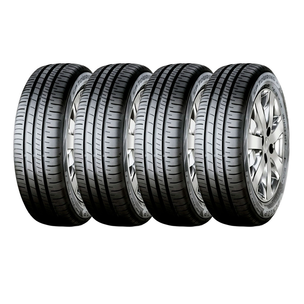 Kit 4 Pneus Dunlop 185/65R14 86T SP Touring R1 Aro 14 Passeio em Oferta na Shopee