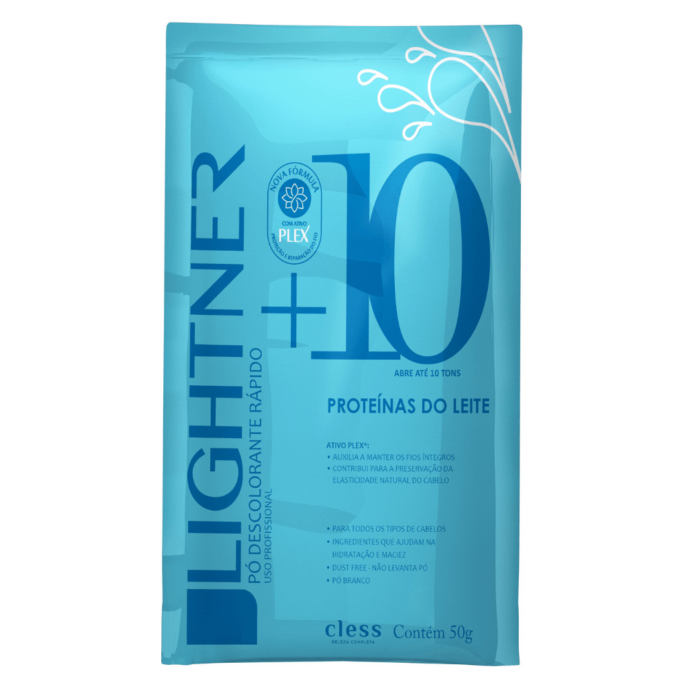 Po Descolorante Capilar Proteina do Leite Lightner 50g