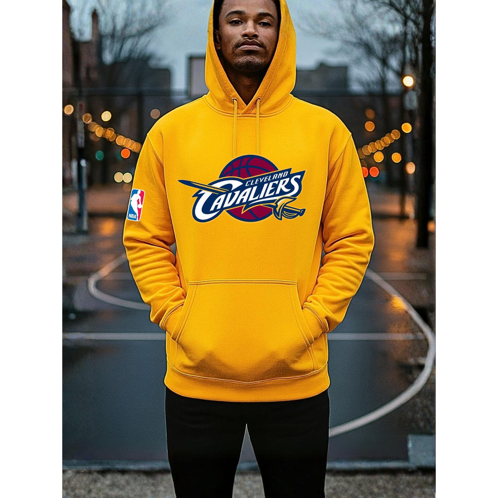 Moletom Canguru Cleveland Cavaliers Blusa de Frio Time Basquete Oferta Inverno Várias Cores