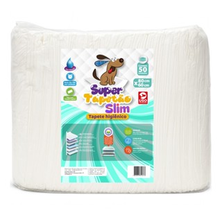 Tapete Higiênico Cachorro Cães Pet Super Tapetão Slim 80x60 - 50 Un. em Oferta na Shopee