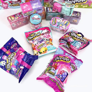 Shopkins Shopping Elf Blind Box Mini Figuras Supermercado Brinquedo Surpresa Para Crianças