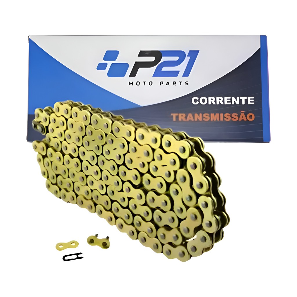 Corrente Titan Cg Fan 125 150 160 428h 132 Elos Dourada