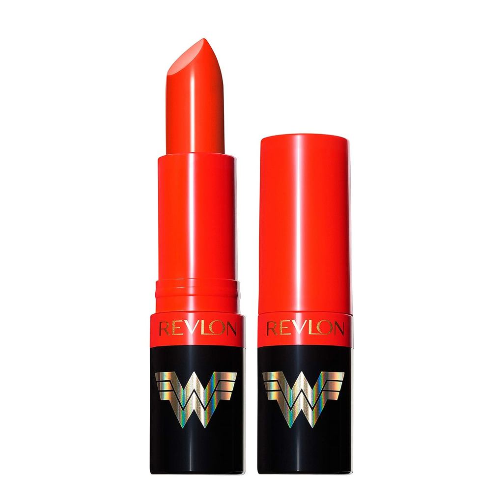 Batom Revlon Wonder Woman Super Lustrous Cor 04 Strike First