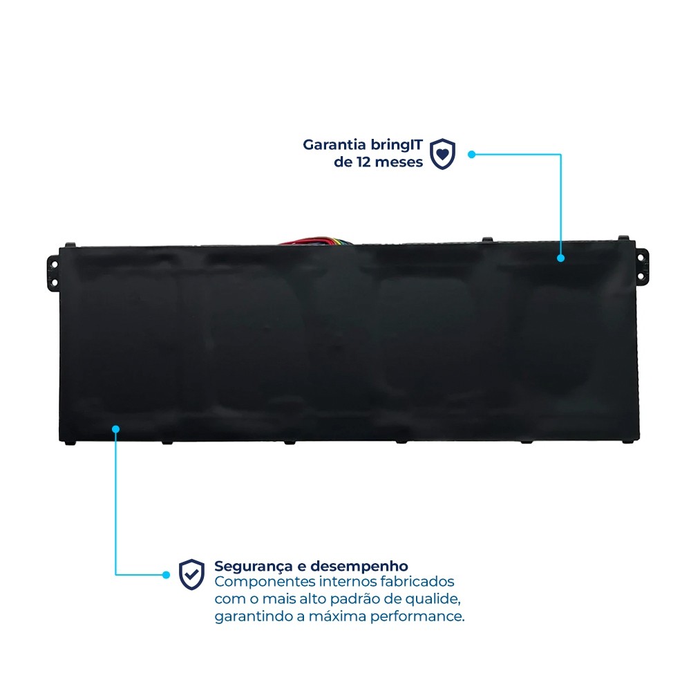 Bateria para Notebook Acer Aspire A515-51G-58VH | 2200 mAh 11.4 V - detalhe