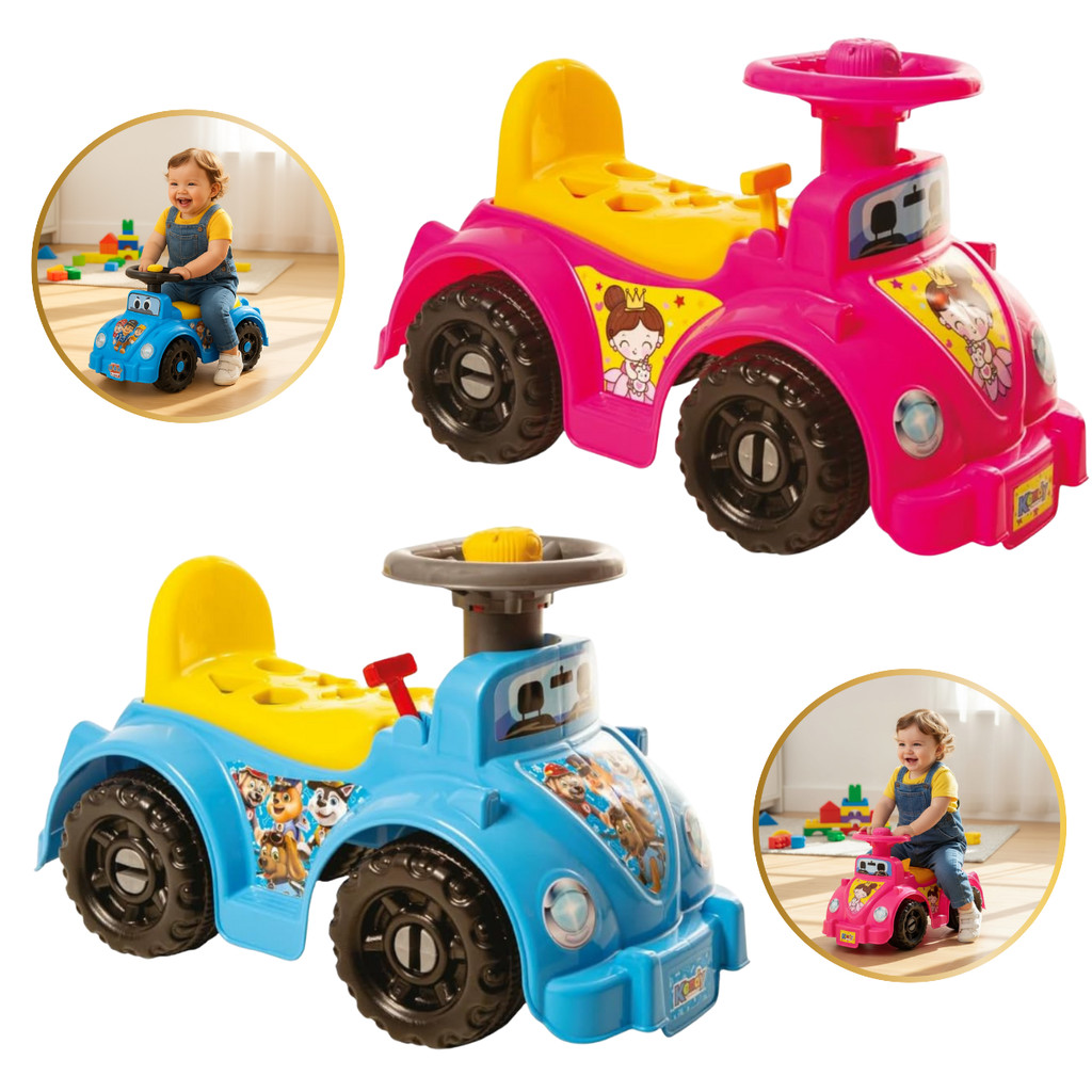 Ketokinha Carrinho Andador Bebe Infantil Motoca Fusca 16kg