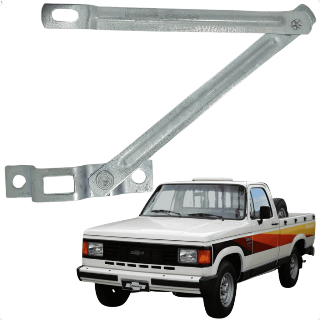 Dobradiça Tirante Da Tampa Traseira Chevrolet D20 A20 C20 1982 A 1997