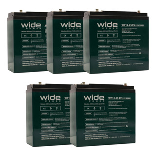 Kit 5 Pç Bateria 12v 25ah Bike Elétrica Gel Ciclo Profundo em Oferta na Shopee