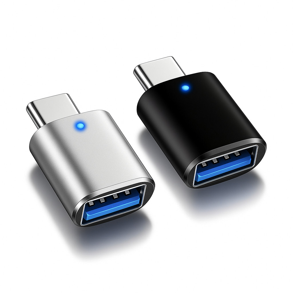 Adaptador Tipo-C USB 3.0 OTG – Compatível com MacBook, Samsung, Tablets e Notebooks