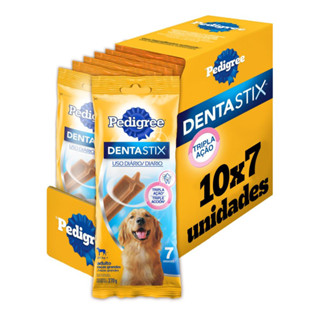 Kit Petisco Pedigree Dentastix Cuidado Oral para Cães Adultos Raças Grandes 10 x 7 Unidades em Oferta na Shopee