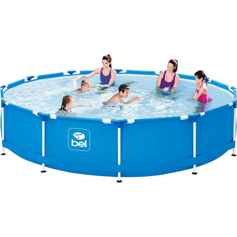Piscina de Armação 7.000 Litros + Cobertura + Lona Bel