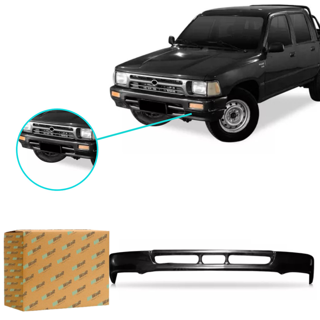 Saia Spoiler Parachoque Dianteiro Hilux Pick Up 1993 1994 1995 1996 4x2