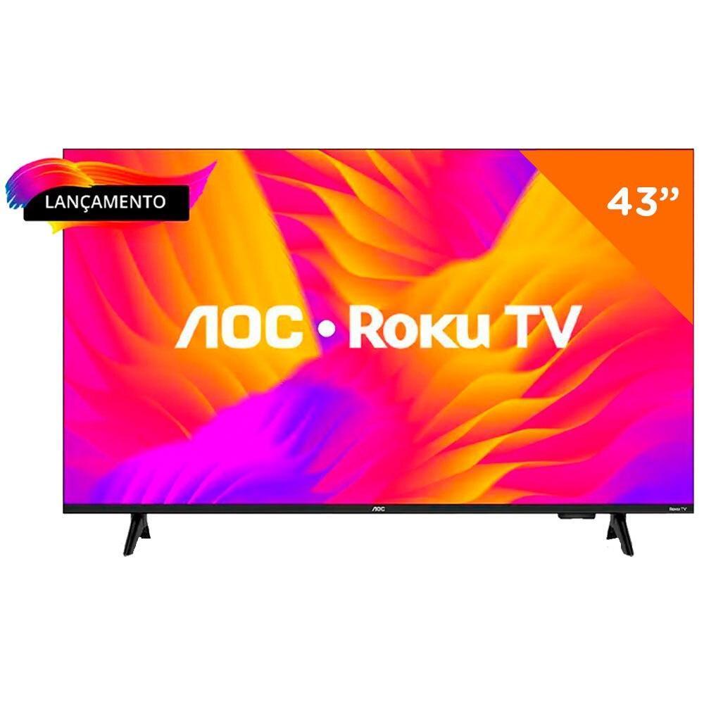 Smart Tv 55 Polegadas AOC Roku Tv LED 4K - Série 7045 - Miniatura 2