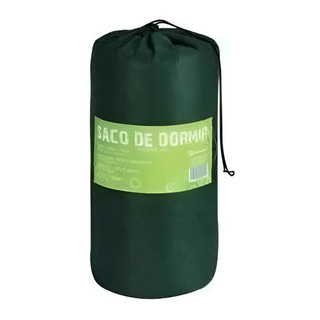 Colchonete Saco De Dormir Acampamento 192x75x4cm Verde