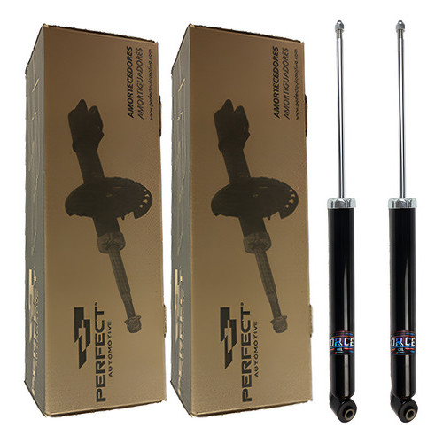 Par De Amortecedor Traseiro Joy Onix Prisma Sonic Perfect em Oferta na Shopee