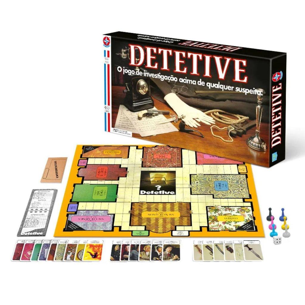 Jogo Detetive - Retrô - Brinquedos Estrela em Oferta na Shopee