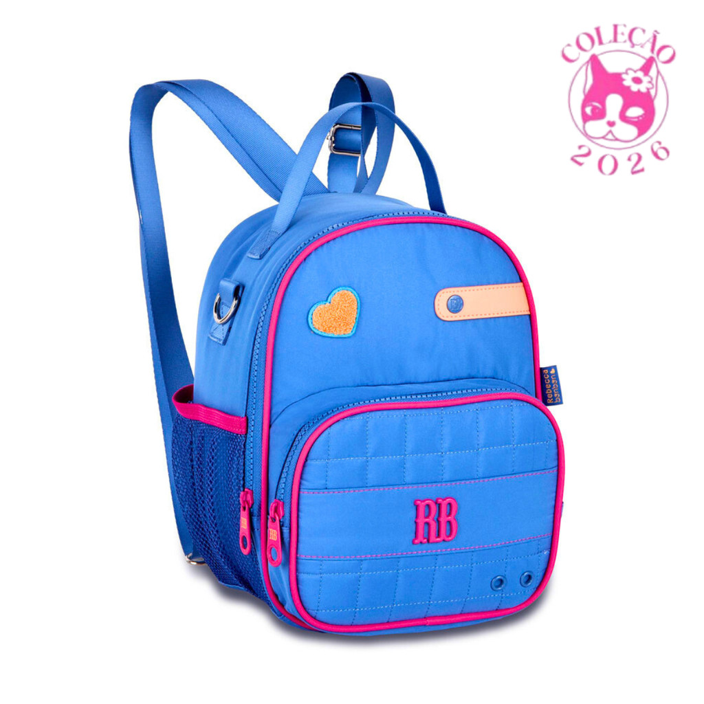 Lancheira Térmica 2 em 1 Rebecca Bonbon Plush Dreams- Clio Style Cor:Azul