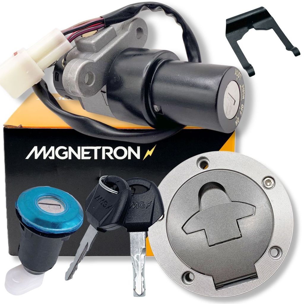 Kit Chave de Ignição + Travas Fz25 250 2018-2024 / Fazer 250 Blueflex 2018-2023 Magnetron em Oferta na Shopee