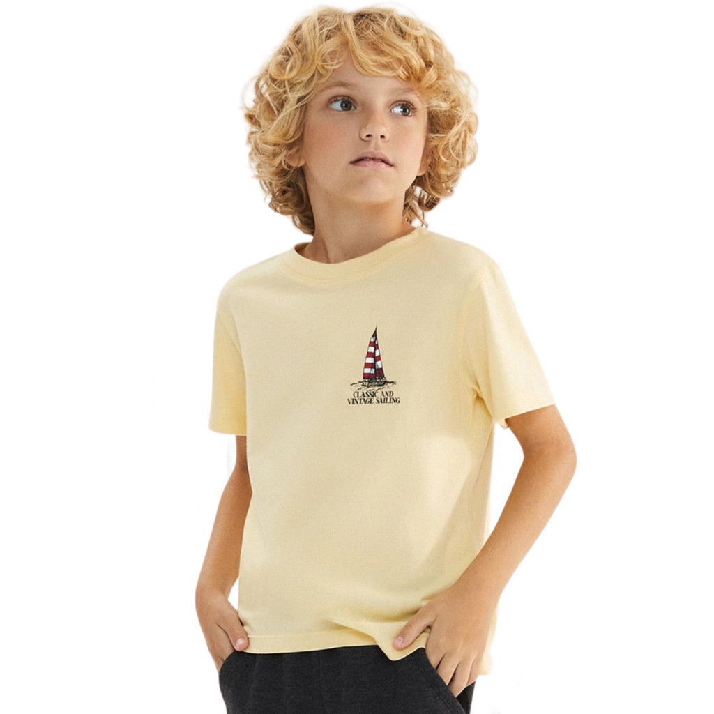 Camiseta Hering Infantil Menino Regular Estampada