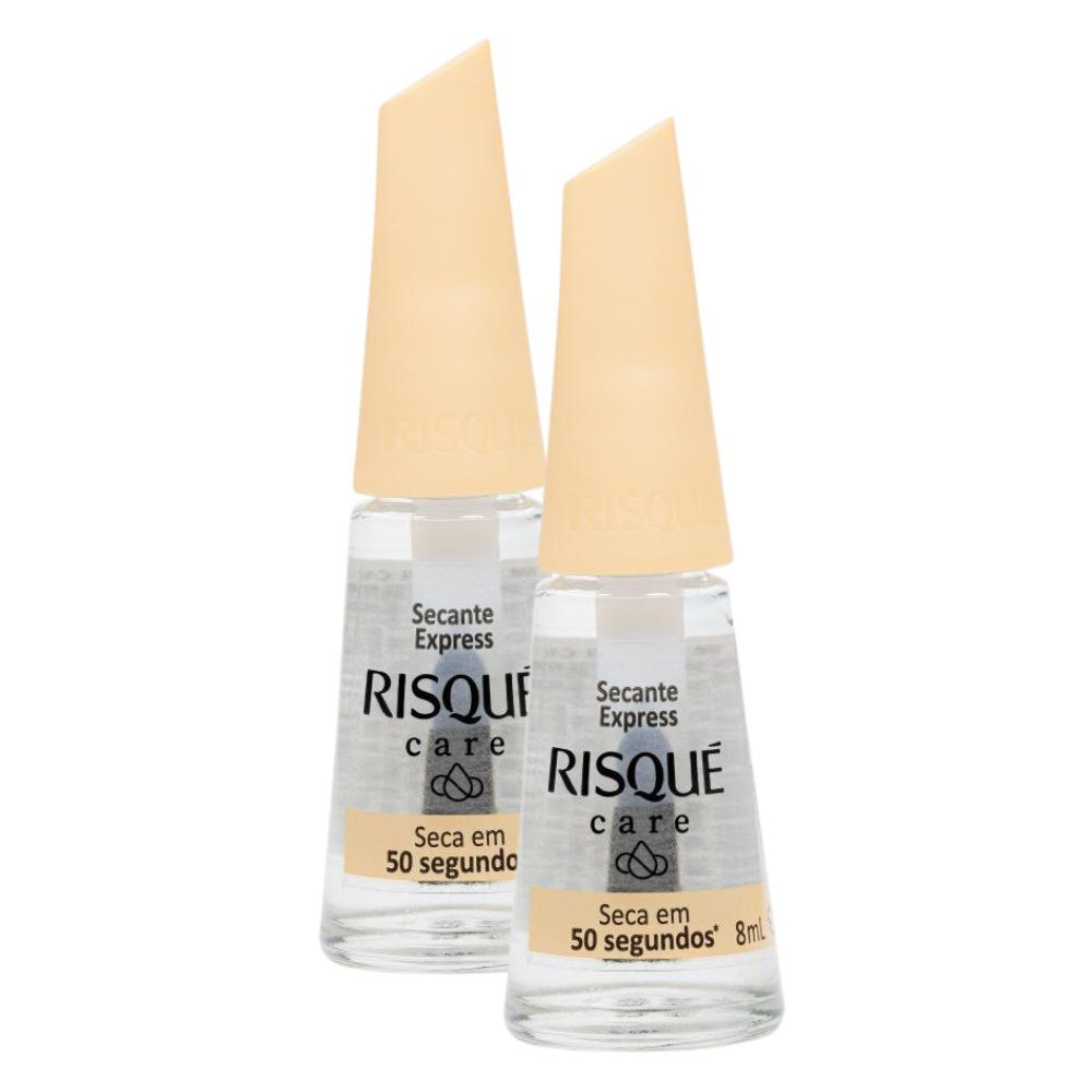 Kit 2 Secante Express Risqué Care 8ml em Oferta na Shopee