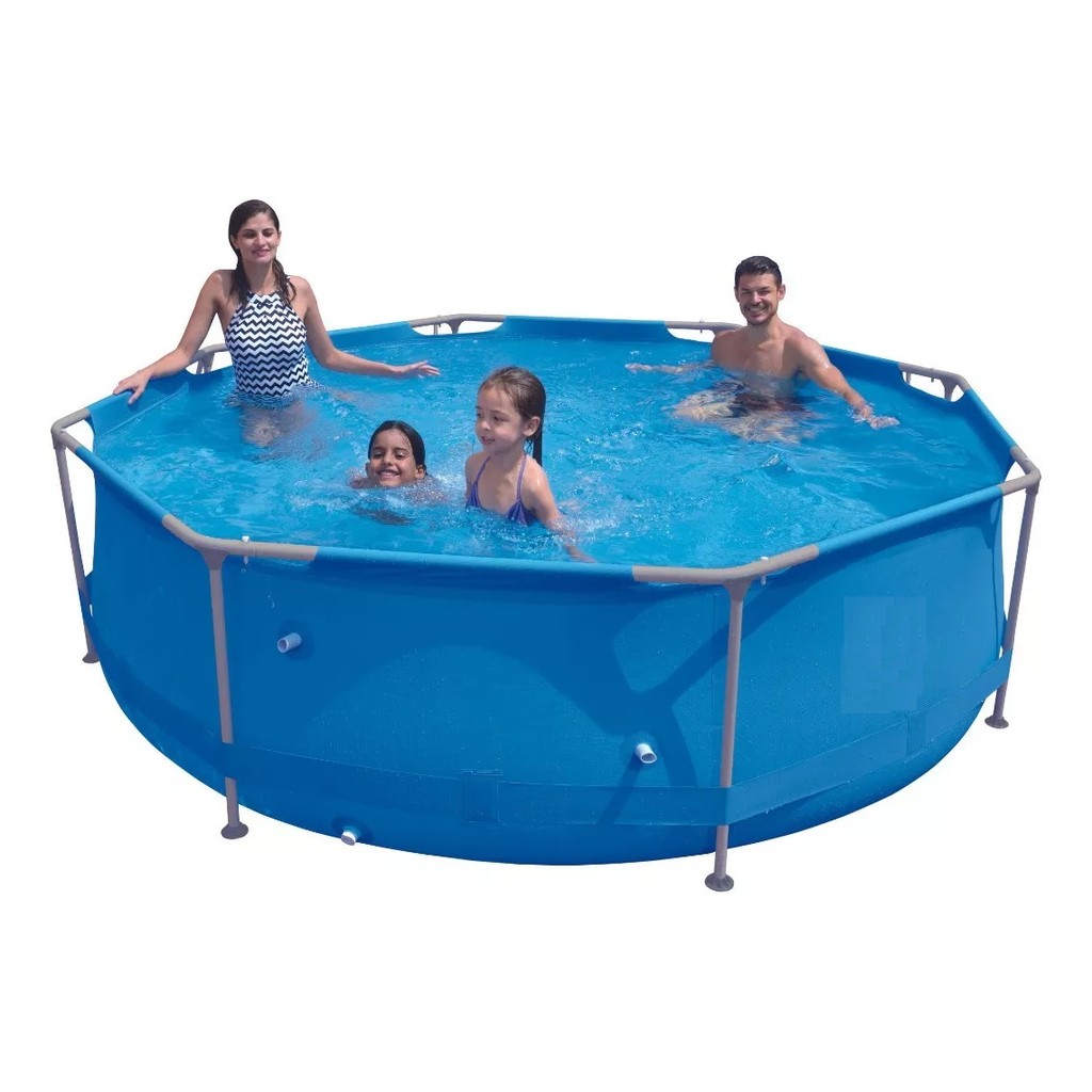 Piscina SUNFIT 5000 Litros estrutural3 m x 76 cm ( 4800 Litros ) - Não é Mor Bestway Intex 4485 L 4678 L 5200 Litros em Oferta na Shopee