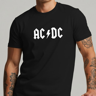 Camiseta Masculina ACDC Rock Banda Premium Básica 100% Algodão em Oferta na Shopee