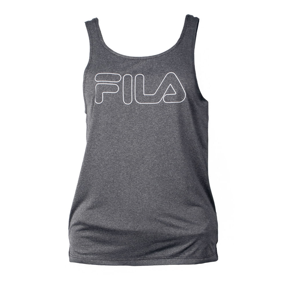 Regata Feminina Fila Basic Train IV Flow Cinza em Oferta na Shopee