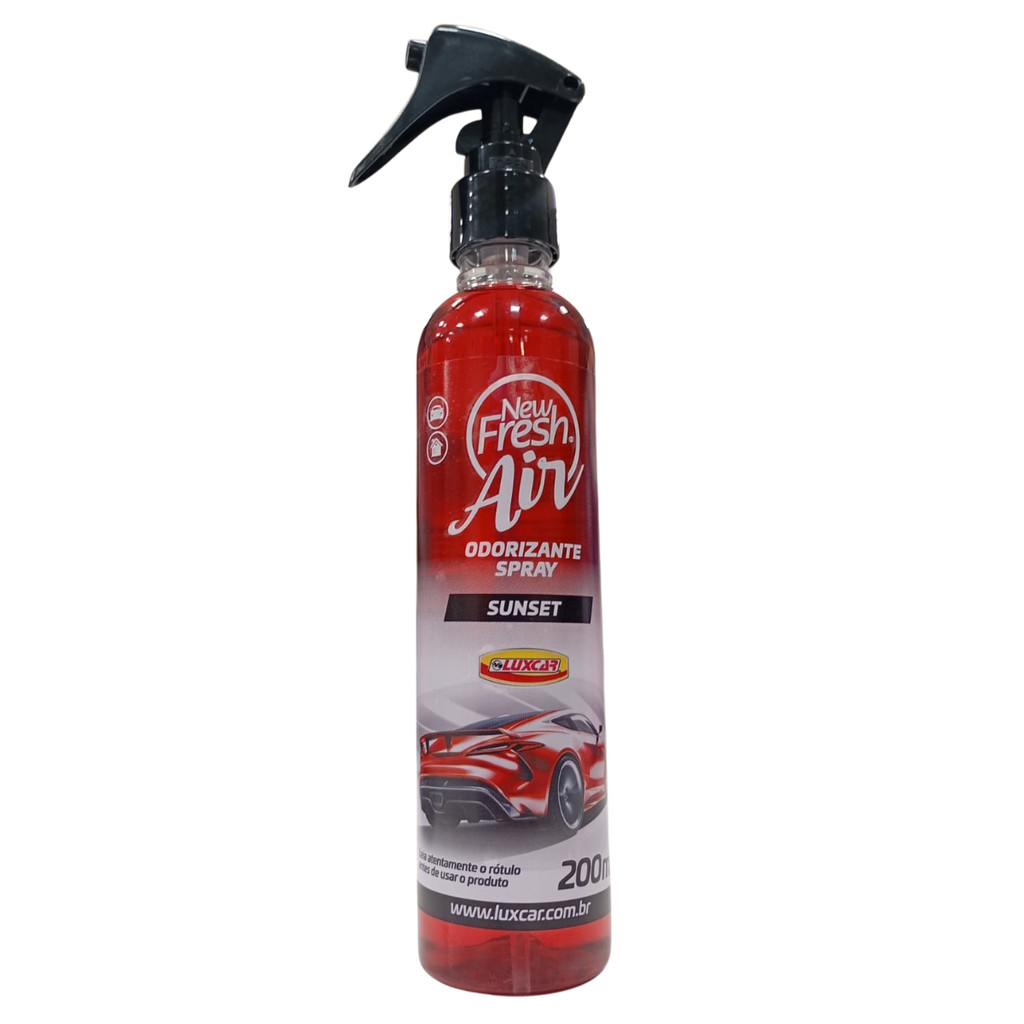 Aromatizante Spray New Fresh Sunset Odorizador 200ml Luxcar