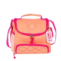 Lancheira com Bolso Frontal Sestini Lover Laranja - Pêssego