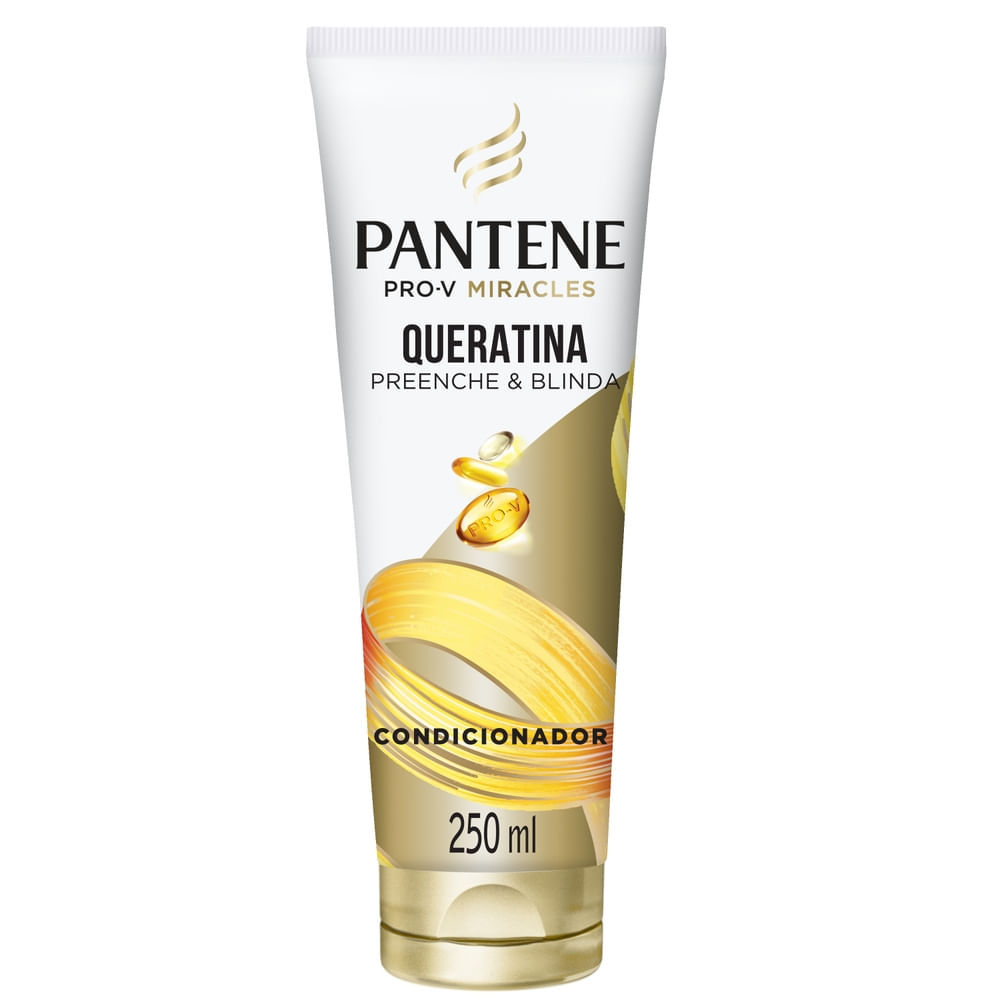 Condicionador Pantene Pro-V Miracles Queratina 250ml em Oferta na Shopee