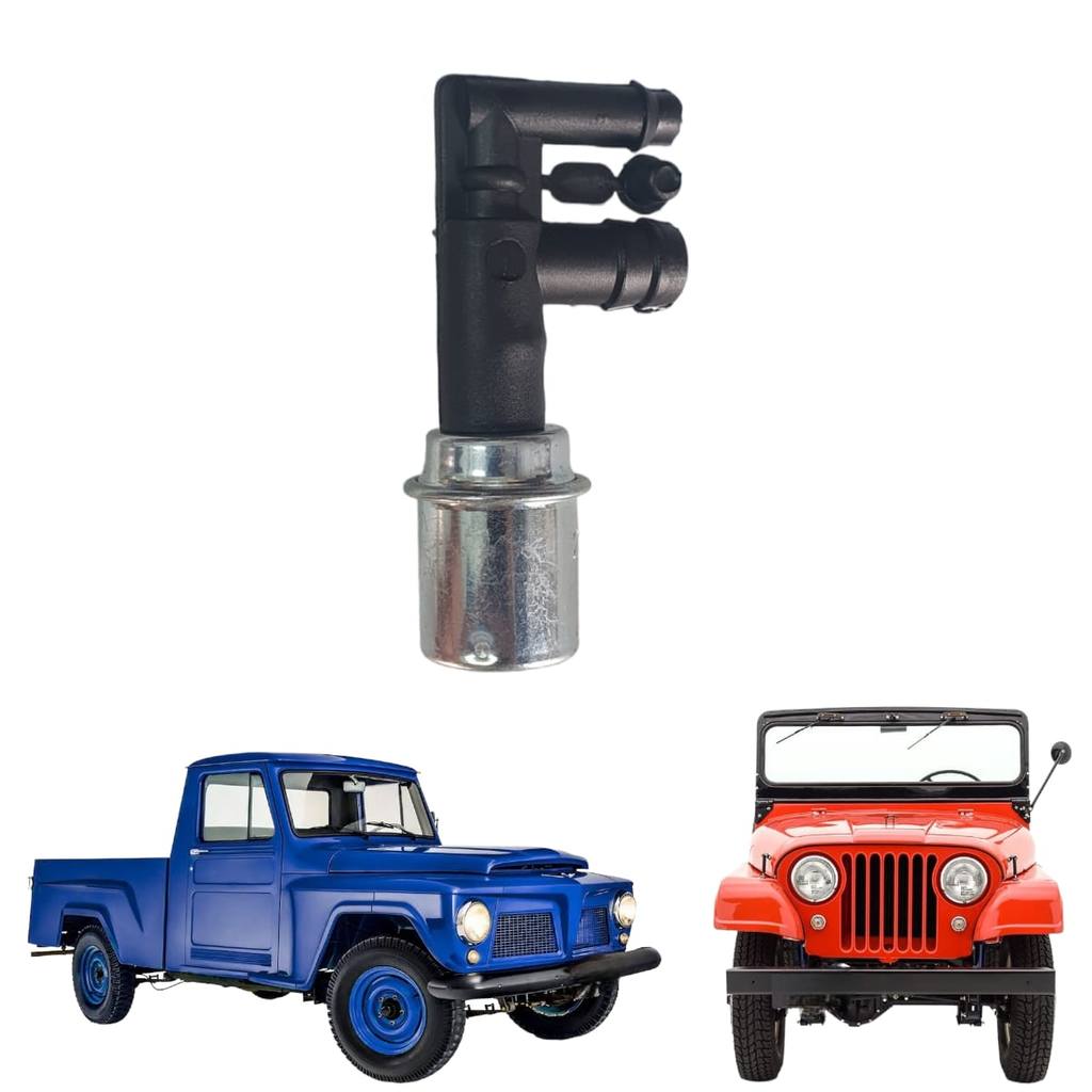 Válvula De Respiro Do Carter Jeep / Rural / F 75 / F 100 / Maverick Ford Willys OHC 04 Cilindros