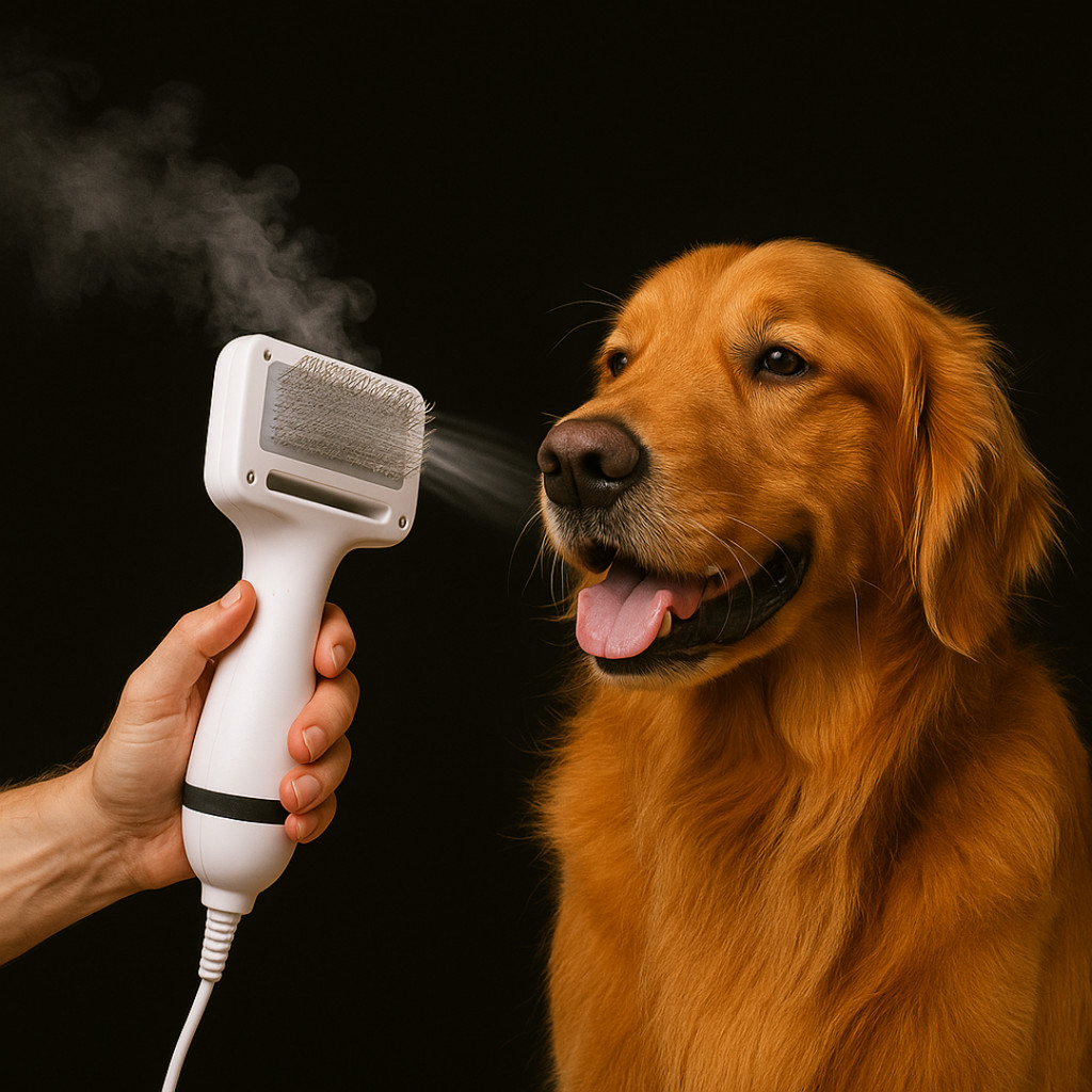 Escova Secadora Pet 2 em 1 para Cachorros / caes e Gatos pet Seca e Escova Pelos