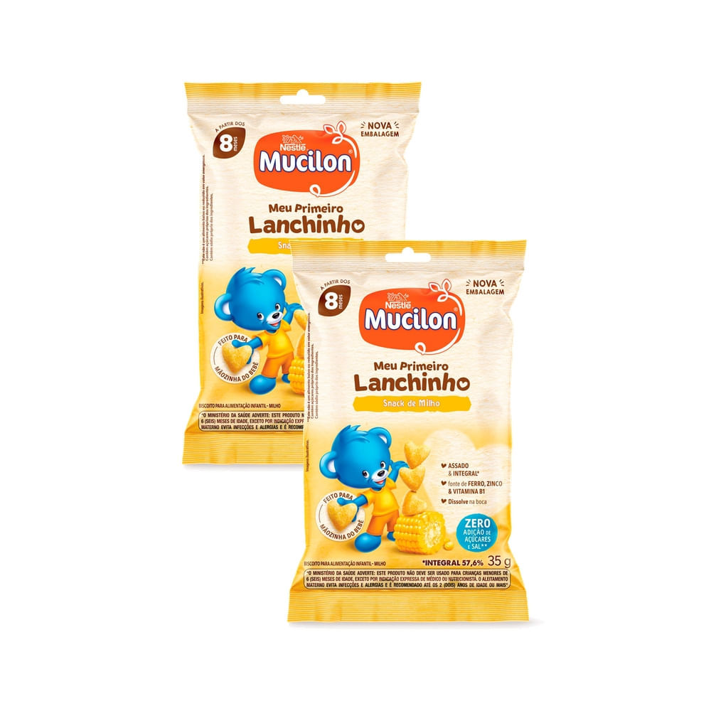Kit 2 Snack Mucilon Tradicional 35g