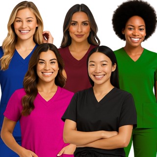 Conjunto Scrub Feminino Pijama Hospitalar Cirúrgico em Oferta na Shopee