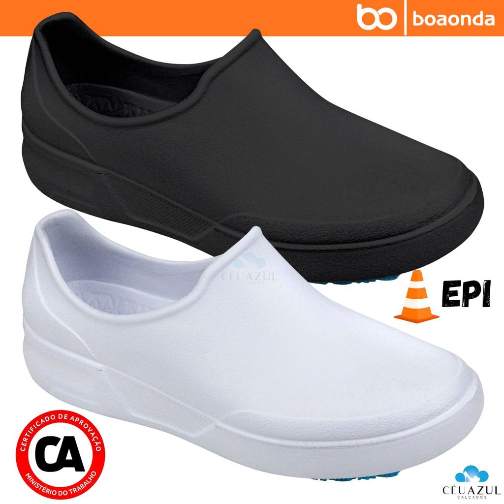 Sapato BoaOnda Maxxi Feminino Antiderrapante EVA Trabalho Profissional em Oferta na Shopee
