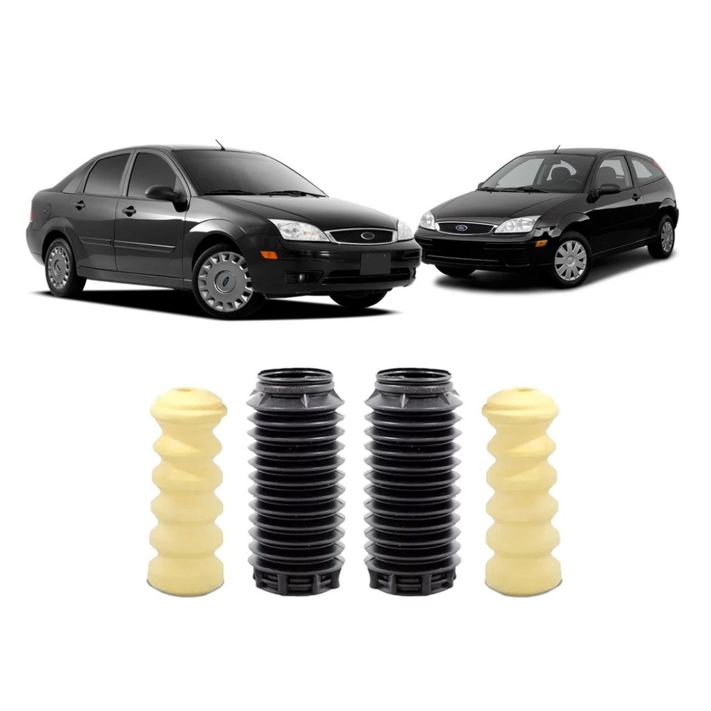 Kit Batente e Coifa Amortecedor Traseiro Focus Fiesta Ka