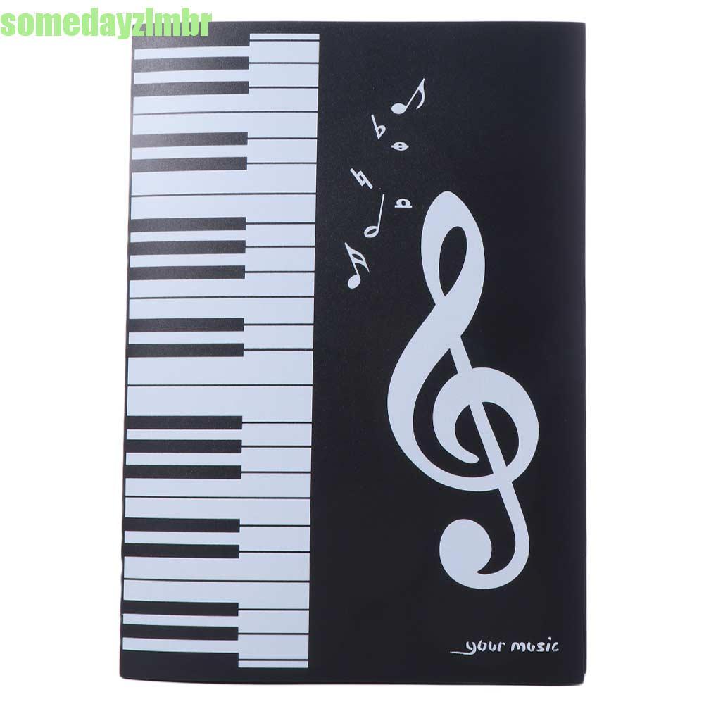 SOMEDAYZL0M Suporte Para Partitura Musical , 4 Páginas Editáveis Diretamente A Pasta De Música , Folha De Armazenamento