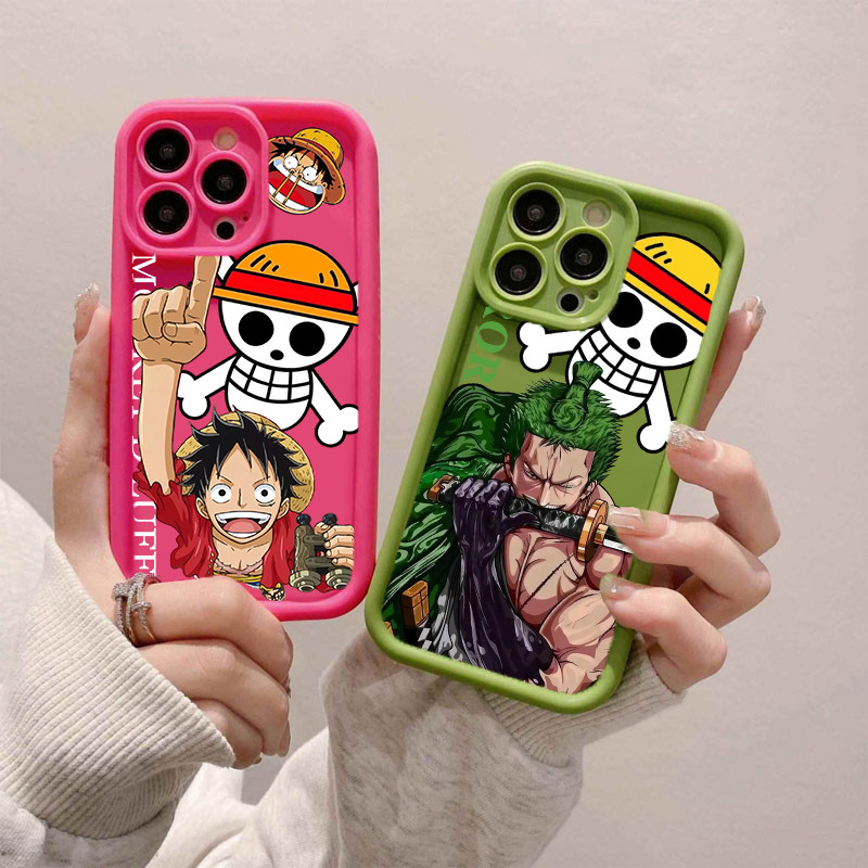 Capa Para Samsung A07 A17 A56 A36 A55 A54 A16 A15 A14 A05S A51 A52 A34 A35 A32 A13 Legal Anime Uma Peça Zoro Caso De Tel