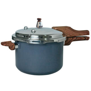 Panela de Pressão Antiaderente de Indução Revestimento Cerâmica 4,2L Turim Preta - Vista Home em Oferta na Shopee