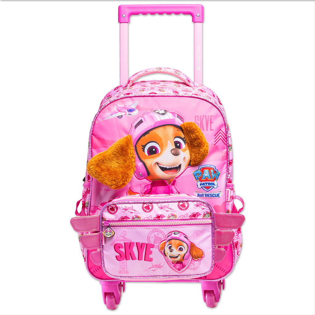 Kit Mochila Escolar Rodinha Paw Patrol Skye Menina Oficial SEM LANCHEIRA em Oferta na Shopee