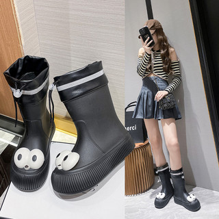 2025 novo estilo botas de chuva botas de chuva mulheres dos desenhos animados Super bonito antiderrapante meninos menina