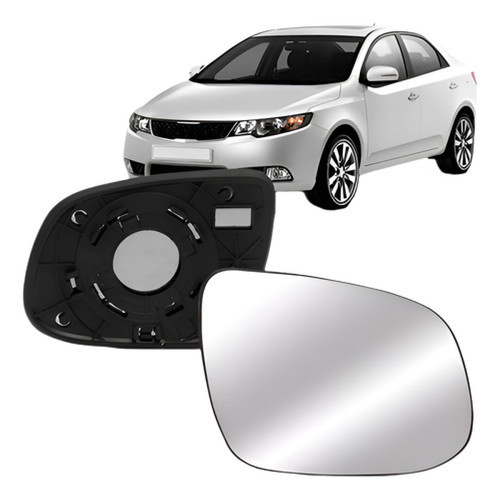 Par Lente Retrovisor Para Kia Cerato 2009 Até 2013