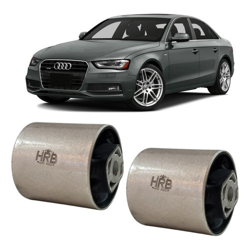 Par Bucha Braço Inferior Curvo Dianteiro Audi A5 2009-2016