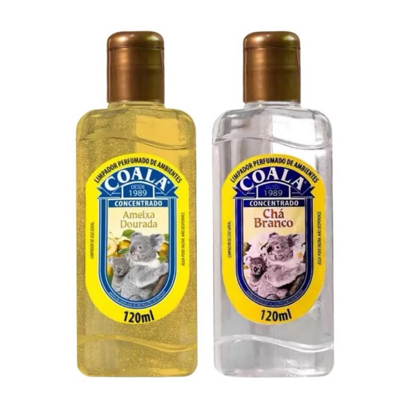 Coala Combo Limpadores 120 ml Chá Branco e Ameixa Dourada 2unidades