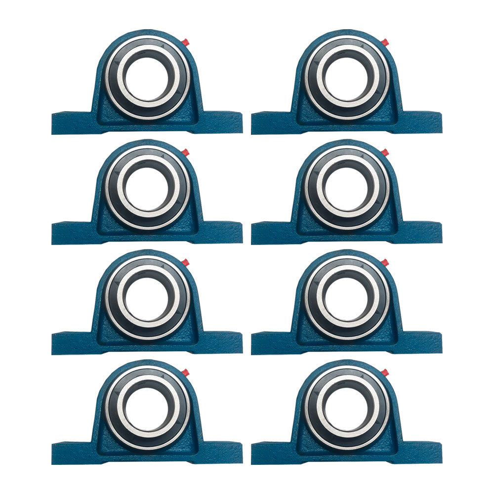 kit 08 Mancal Pedestal UCP206 | 08 Rolamento Uc206 eixo 30mm