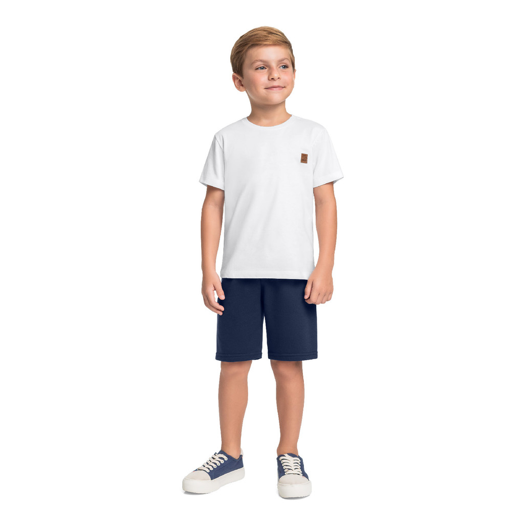 Conjunto Camiseta e Bermuda Bee Loop em Oferta na Shopee