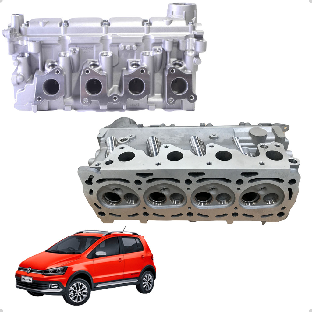 Cabeçote Motor Crossfox 1.6 8v 2005 2007 2011 Novo em Oferta na Shopee