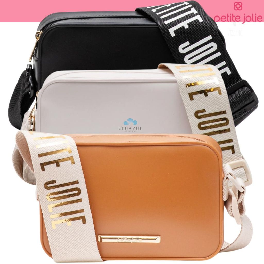 Bolsa Petite Jolie Feminina Pop Matte Tendência Logomania em Oferta na Shopee