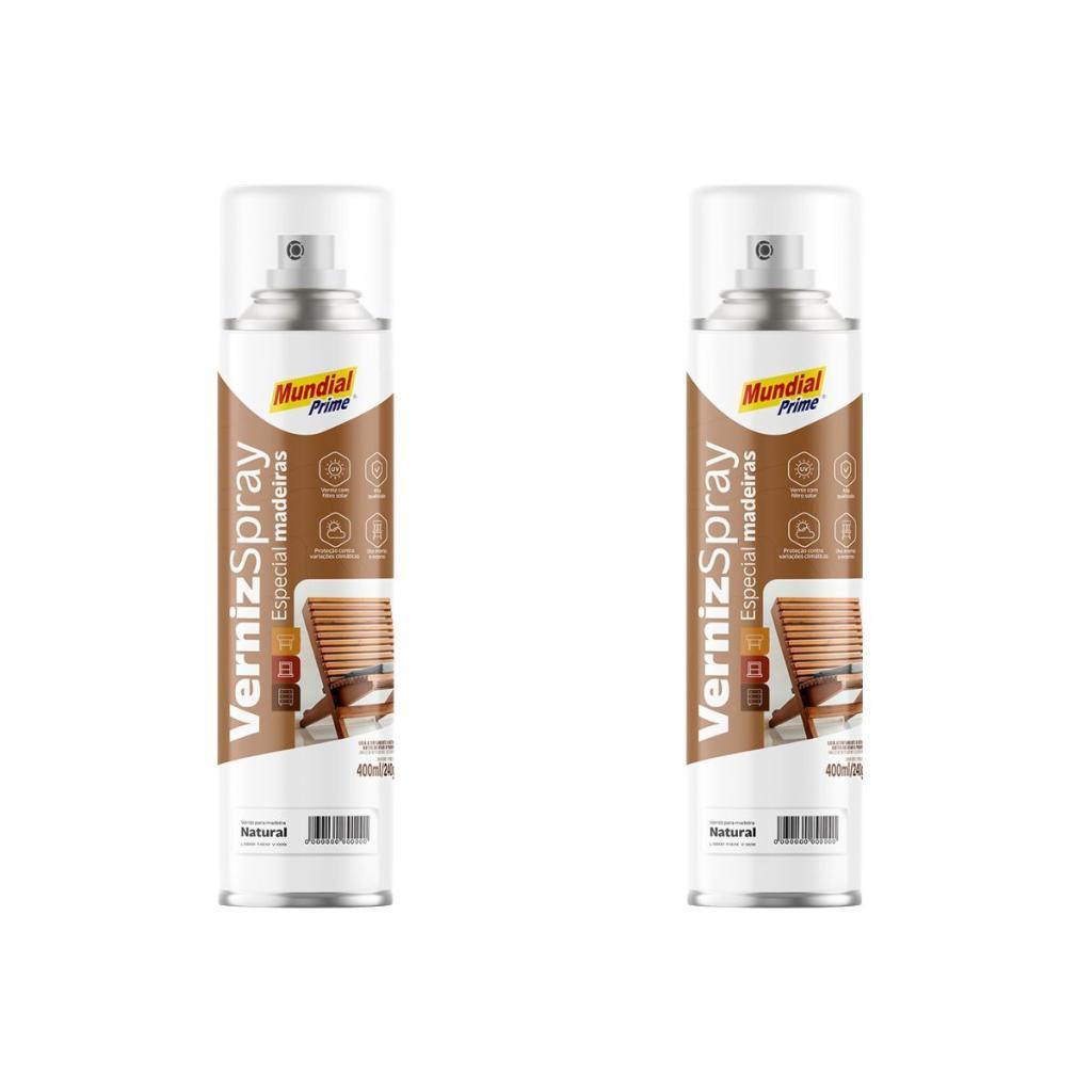 Kit 2 Verniz De Madeira Natural Spray 400ml Proteção UV em Oferta na Shopee